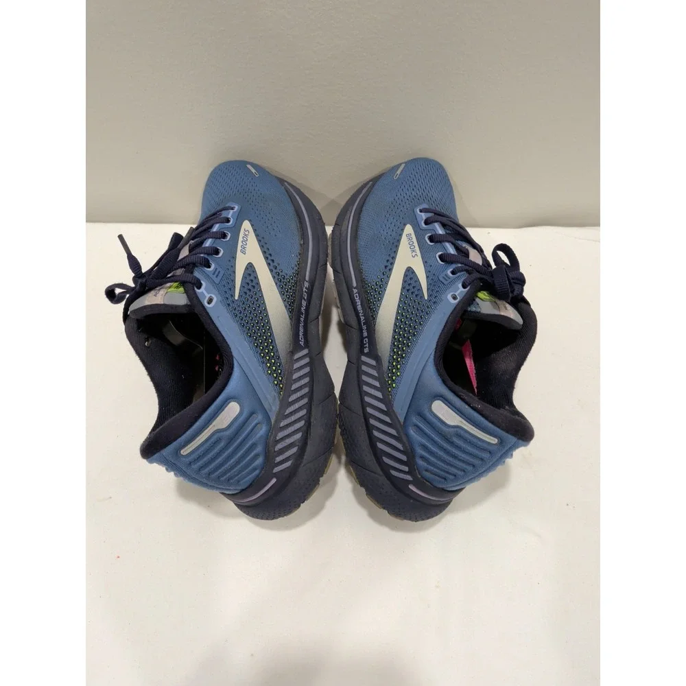Brooks Adrenaline GTS 22 Womens Size 8.5 Running Shoes Blue/purple/nightlife